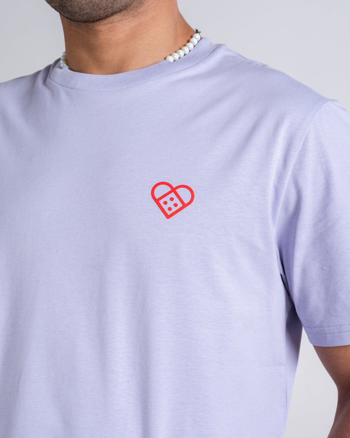 T-Shirt «Daily Dosage» Lavendel: Detail des Motivs